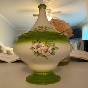 Antique Compote hand painted